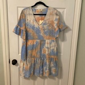✨NWT✨ ENTRO tie dye dress women’s size M
